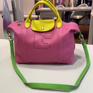 Long Champ Bag! Unique color combo